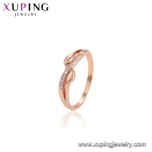 15596 xuping beautiful rose gold rings designs fashion design rings jewelry for women